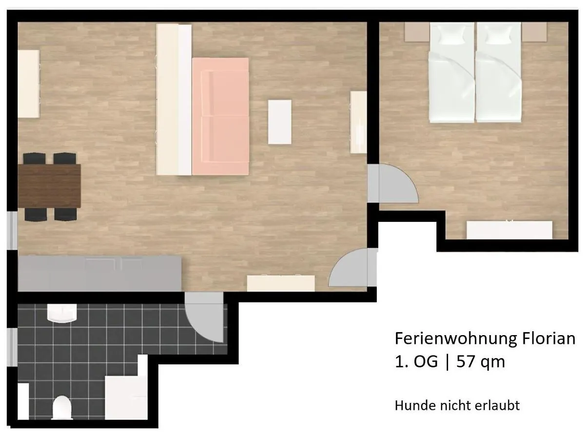 Apartment Ferienwohnungen Bachblick Übersee Deutschland